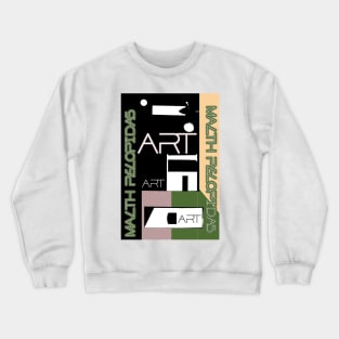 Malth Pelopidas ephemeral concretist art Crewneck Sweatshirt